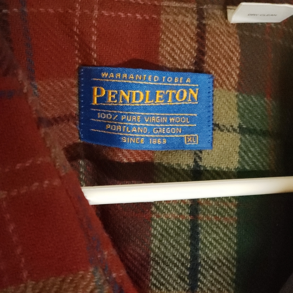 Pendleton Elbow Patch Wool Long Sleeve Shirt - image 3